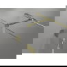 Mexen Lunar T душ кабина с врати вдясно 110 x 70 cm, прозрачна, златна - 834T-110-070-50-00-P