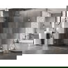 Mexen Lunar-F Duo сгъваема душ кабина 85 x 70 см, прозрачна, хром - 836-085L-070P-01-00