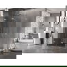 Сгъваем душ кабина Mexen Lunar-F Duo 90 x 80 см, прозрачна, хром - 836-090L-080P-01-00