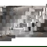 Сгъваема душ кабина Mexen Lunar-F Duo 90 x 90 cm, прозрачна, хром - 836-090L-090P-01-00