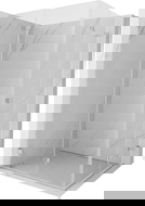 Mexen Lunar-F Duo сгъваема душ кабина 100 х 80 см, прозрачна, хром - 836-100L-080P-01-00