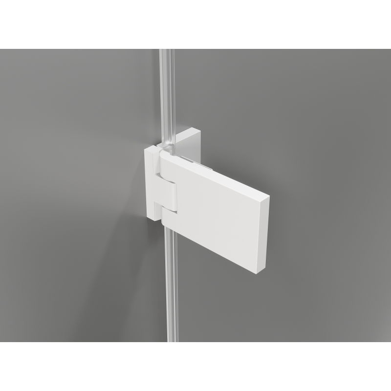 Mexen Lunar-F Duo сгъваема душ кабина 75 x 75 см, прозрачна, бяла - 836-075L-075P-20-00