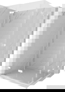 Mexen Lunar-F Двукабинна душ кабина сгъваема 100 x 80 см, прозрачна, бяла