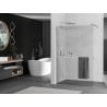Mexen Kioto+ стена за душ с рафт Walk-in 70 x 200 см, прозрачен, хром - 800-070-121-01-00