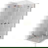 Mexen Lunar-F Duo сгъваема душ кабина 80 x 80 см, прозрачна, розово злато - 836-080L-080P-60-00
