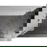 Mexen Kioto стена за душ Walk-in 90 x 200 cm, прозрачна 8 mm, златна - 800-090-101-50-00