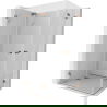 Mexen Lunar-F Duo сгъваема душ кабина 100 x 85 см, прозрачно, розово злато - 836-100L-085P-60-00