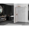 Mexen Kioto Душ кабина Walk-in 60 x 200 см, прозрачна 8 мм, розово злато - 800-060-101-60-00