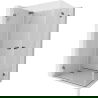 Mexen Lunar-F Duo сгъваема душ кабина 100 x 80 см, прозрачна, четка сив куршум - 836-100L-080P-66-00