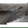 Mexen Lunar-F Duo сгъваема душ кабина 100 х 100 см, прозрачна, четка в цвят gun gray - 836-100L-100P-66-00