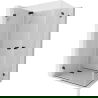 Mexen Lunar-F Duo сгъваема душ кабина 100 x 95 см, прозрачна, черна - 836-100L-095P-70-00