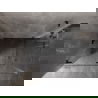 Mexen Lunar-F Duo сгъваема душ кабина 100 x 95 см, прозрачна, черна - 836-100L-095P-70-00