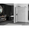 Mexen Kioto душ кабина Walk-in 80 x 200 см, прозрачно 8 мм, черна - 800-080-101-70-00
