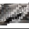 Mexen Lunar-F Duo сгъваема душ кабина 75 x 75 см, прозрачна, gun metal - 836-075L-075P-95-00