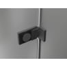 Mexen Lunar-F Duo сгъваема душ кабина 90 x 90 см, прозрачна, gun metal - 836-090L-090P-95-00