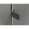 Mexen Lunar-F Duo сгъваема душ кабина 90 x 90 см, прозрачна, gun metal - 836-090L-090P-95-00
