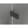 Mexen Lunar-F Duo сгъваема душ кабина 90 x 90 см, прозрачна, gun metal - 836-090L-090P-95-00