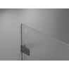 Mexen Lunar-F Duo сгъваема душ кабина 90 x 90 см, прозрачна, gun metal - 836-090L-090P-95-00