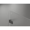 Mexen Lunar-F Duo сгъваема душ кабина 90 x 90 см, прозрачна, gun metal - 836-090L-090P-95-00