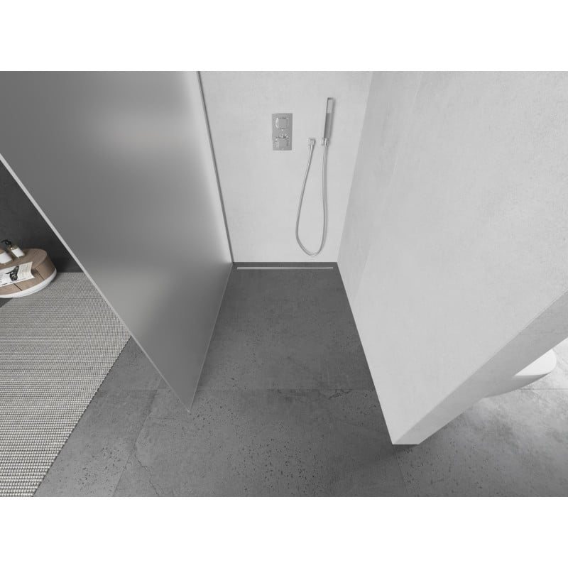 Mexen Kioto Душ стена Walk-in 120 x 200 см, матирано 8 мм, хром - 800-120-101-01-30