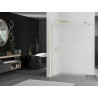 Mexen Kioto душ стена Walk-in 100 x 200 cm, матирано 8 mm, злато - 800-100-101-50-30