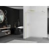 Mexen Kioto душ параван Walk-in 110 x 200 см, матов 8 мм, златен - 800-110-101-50-30