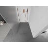 Mexen Kioto душ кабина Walk-in 110 x 200 cm, скреж 8 mm, розово злато - 800-110-101-60-30
