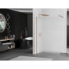 Mexen Kioto душ кабина Walk-in 110 x 200 cm, скреж 8 mm, розово злато - 800-110-101-60-30