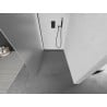 Mexen Kioto душ кабина Walk-in 80 x 200 cm, скреж 8 mm, черна - 800-080-101-70-30