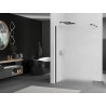 Mexen Kioto душ преграда Walk-in 90 x 200 см, матирано 8 мм, черна - 800-090-101-70-30