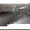 Сгъваема лява душ кабина Mexen Lunar-F 100 x 100 см, прозрачна, бяла - 836-100-100-20-00-L
