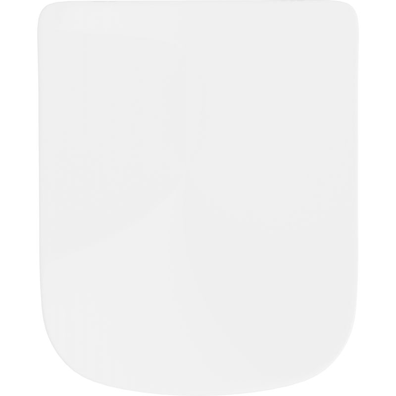 Mexen тънка седалка силикон с меко затваряне, дуропласт, бял гланц - 39120100