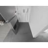 Mexen Kioto+ стенна душова с рафт Walk-in 90 x 200 см, прозрачен/скрежен, хром
