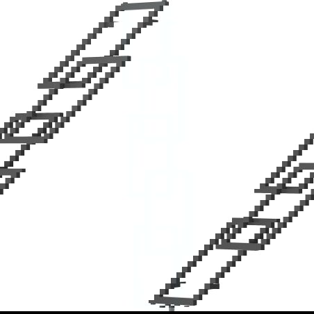 Mexen Grid декоративен радиатор за баня 1360 x 390 мм, 349 W, антрацит - W215-1360-390-00-66