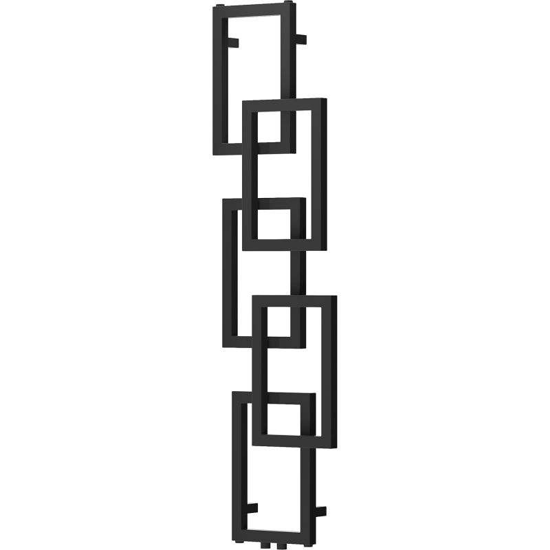 Декоративен радиатор за баня Mexen Grid 1360 x 390 mm, 349 W, черен - W215-1360-390-00-70