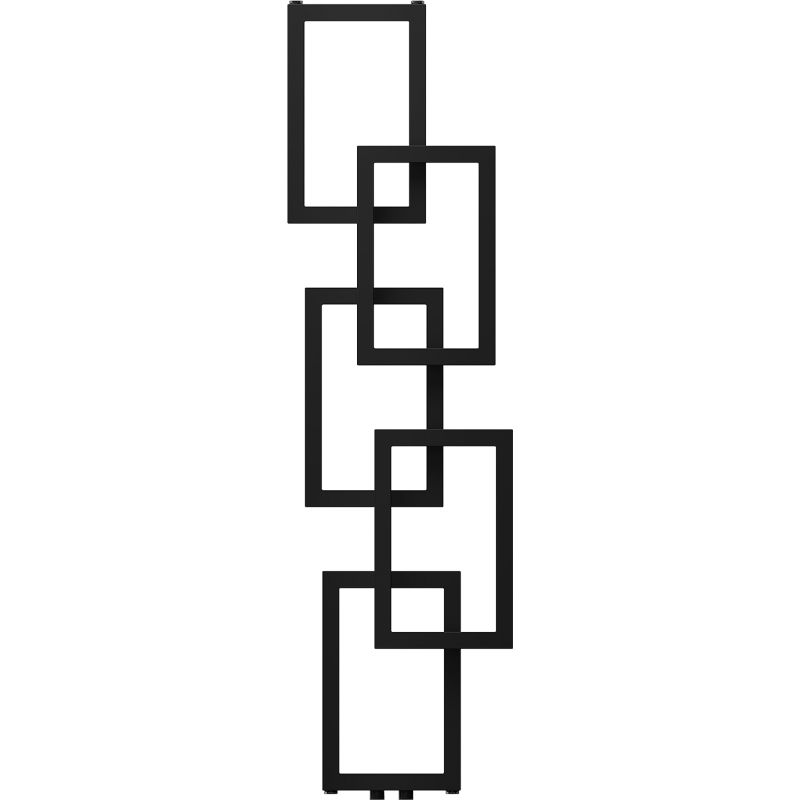 Mexen Grid декоративен отоплителен радиатор за баня 1360 x 390 мм, 349 W, черен - W215-1360-390-00-70