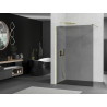 Mexen Kioto душ кабина Walk-in 70 x 200 см, графит 8 мм, злато - 800-070-101-50-40
