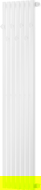 Mexen Flux декоративен радиатор за баня 1500 x 360 mm, 630 W, бял - W127-1500-360-00-20