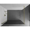 Mexen Kioto душ преграда Walk-in 100 x 200 см, графит 8 мм, злато - 800-100-101-50-40