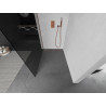 Mexen Kioto душ преграда Walk-in 110 x 200 см, графит 8 мм, розово злато - 800-110-101-60-40