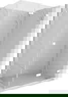 Mexen Lunar-F душ кабина сгъваема дясна 90 x 80 см, прозрачна, бяла - 836-090-080-20-00-P