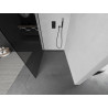 Mexen Kioto преграда за душ Walk-in 110 x 200 см, графит 8 мм, черна - 800-110-101-70-40