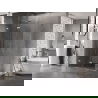Mexen Lunar-F L сгъваема душ кабина лява 75 x 70 см, прозрачна, хром - 836L-075-070-01-00-L
