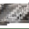 Mexen Lunar-F L сгъваема лява душ кабина 95 x 70 см, прозрачна, хром - 836L-095-070-01-00-L