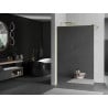 Mexen Kioto душ стена Walk-in 100 x 200 cm, огледало 8 mm, злато - 800-100-101-50-50