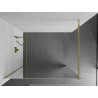 Mexen Kioto душ преграда Walk-in 110 x 200 см, огледало 8 мм, злато - 800-110-101-50-50