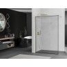 Mexen Kioto душ кабина Walk-in 120 x 200 cm, черна рамка 8 mm, златна - 800-120-101-50-70