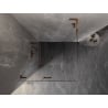 Mexen Lunar-F L сгъваема душ кабина лява 100 x 100 см, прозрачно, розово злато - 836L-100-100-60-00-L