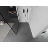 Mexen Kioto стенна душа Walk-in 80 x 200 см, черен модел 8 мм, черна - 800-080-101-70-70