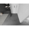Mexen Kioto душ кабина Walk-in 80 x 200 cm, черна решетка 8 mm, хром - 800-080-101-01-77